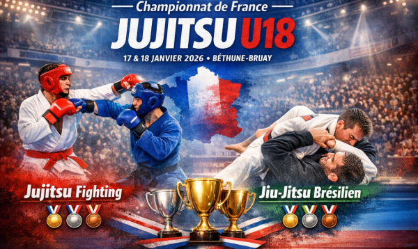 Championnat de France de Jujitsu U18 – 17 & 18 janvier 2026